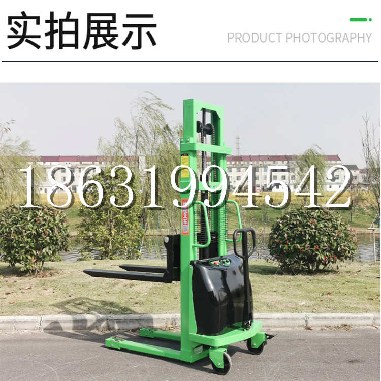 元谋县电动叉车堆高车液压铲车电瓶1吨2吨站驾步行式小型全自动叉车